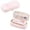 #A02-Pink, variant on Large Capacity Pencil Case, Telescopic Canvas Pen Bag with 4 Compartments, Multi-Slot Organizer for Students & Office, Durable Polyester Storage Pouch Black