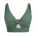 thumbnail image 6 of Women's Swimwear Tankini Set Beach Pool Cover Up Hollow Out Bikini Top With Swim Shorts Conservative Two Piece Bathing Suit Sunflower Top And Bottom for Women Women Swim Dress with Short Swimsuit Tops, 6 of 6