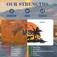 thumbnail image 7 of 1 Pcs License Plate Covers & Frames, Dinosaur Silhouette at Sunset with Palm Trees and Flying Reptiles For Decorative Front, Aluminum License Plate Covers & Frames Cover For Men Women, 12" X 6", 7 of 7