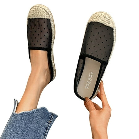 

Women Breathable Lace Up Shoes Flats Casual Shoes Unisex Lightweight Work Shoes Sporty Breathable Slip Work Trainers