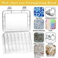 thumbnail image 4 of LIOUCBD Small Storage Boxes (5.5 x 5.5 x 2 cm), 30-Piece Mini Storage Box Made of Clear Plastic with Hinged Lid for Pills, Jewellery, Crafts and Small Parts Storage Box, 4 of 8