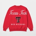 thumbnail image 5 of Women's Gameday Couture Red Texas Tech Red Raiders Legacy Club Oversized Premium Fleece Sweatshirt, 5 of 5