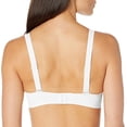 thumbnail image 2 of Women's Hanes DHHU42 Ultra-Light Comfort V-Neck Wireless Bra (White XL), 2 of 3