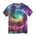 thumbnail image 4 of ZTKWD Boys Girls Unisex Shirts Short Sleeve 3D Print Graphic Funny Colorful Summer Tee Shirts for Kids 6-16 Years, 4 of 4