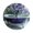 Agapanthus Retro Bathtub_2, variant on 9.84in Round Wall Clock Frameless No Glass Silent Non-Ticking Pvc Board Stand For Tabletop Or Wall Kitchen Living Room Office Bedroom Weed Vintage Bathtub_1