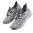 thumbnail image 2 of YOUYEDIAN Wide Toe Box Orthopedic Shoes for Women Extra Wide Width Sneakers Ultra Light Road Running Shoes Non-Slip Tennis Sneakers Breathable Walking Athletic (Gray, 7.5 Wide（EU-39）), 2 of 9