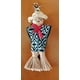 thumbnail image 3 of Llavero Traje Típico Mexicano - 100% ARTESANAL: Hecho con hilo de hamaca 100% de algodón, rebozo de tira bordada multicolor. IDEAL PARA REGALO. MXM NA, 3 of 5