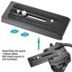 thumbnail image 1 of 501PL Sliding Quick Release Plate Adapter for Manfrotto 500ah 701 577 Benro S4, 1 of 5