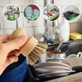 thumbnail image 3 of Cepillo de palma ecológico con cerdas de fibra extrafuertes, herramienta de cocina resistente al calor y versátil para limpieza intensiva, juego de cepillos para platos de bambú, 3 of 5