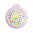 thumbnail image 1 of Pgyong Clearance! Candy Color Folding Comb Portable Solid Color Makeup Mirror Massage Comb, 1 of 5