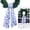 Size 5"x50", variant on Striped Wreath Sash for Front Door, 2 Pack Nylon Wreath Ribbon for Porch, Entryway and Home Decor