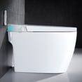 thumbnail image 2 of Danolapsi Smart Toilet,One Piece Bidet Toilet for Bathrooms,Tankless Toilet Walk Away Automatic Powerful Flush,Heated Bidet Seat with Instant Warm Water,Foot Sensor Operation,Auto Smart Toilet, 2 of 9