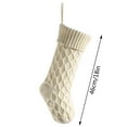 thumbnail image 3 of HNMKIU 18 Inch Festive Christmas Candy Stockings for Holiday Decorations Family Party Indoor Celebration 03_Grey,One Size, 3 of 3