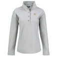 thumbnail image 2 of Women's Cutter & Buck Gray Houston Astros Hunts Point Eco Half-Snap Jacket, 2 of 3