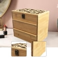 thumbnail image 5 of Dualoai Essential Oil Box Holder 3 Layer Display Display Rack Fragrance Carrier Case for Counter Travel Bedroom Business Presentation, 5 of 6