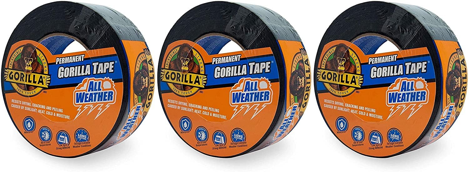 Gorilla All Weather Outdoor Waterproof Duct Tape UV Temperat Resistant 1.88x 25 