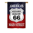 thumbnail image 2 of Breeze Decor G161059-BO Route 66 Americana Patriotic Impressions Decorative Vertical 13" x 18.5" Double Sided Garden, 2 of 2