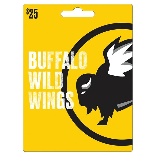 Produktivitet At afsløre Gå op Buffalo Wild Wings $25 Gift Card - Walmart.com
