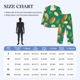 thumbnail image 2 of Mens Pajamas Set, cartoon Potato leaf Button Down Long Sleeve Loungewear Sleepwear Pjs sets for Men, 2 of 5