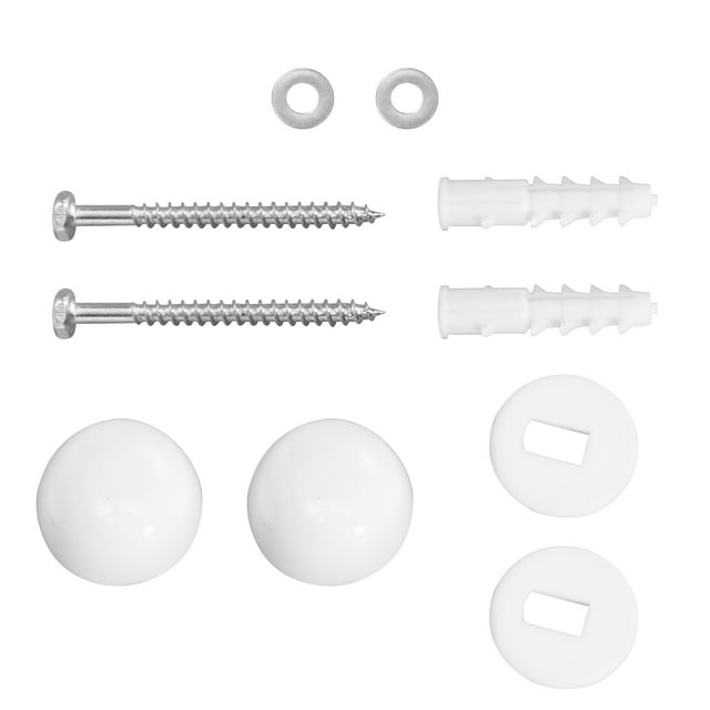 AURARMLET 2Jgo Kit De Tornillos Decorativos Para Inodoro Con Instalación Fácil Para Uso En Hogar