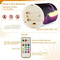 thumbnail image 4 of Cat Sunglasses Purple Flameless Candles&nbsp;LED Lights Battery Operated Candles with Remote and Timers Flicker Lights Votive Set of 2, 4 of 7