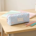 thumbnail image 7 of VORJELT Pencil Pouch Makeup Brush Bag - Versatile Organizer for , Travel, and Daily Use - Ideal Gift for and Teens Blue, 7 of 7