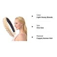 thumbnail image 5 of DIGUAN Headband Synthetic Hair Plaited Headband Braid Braided With Teeth Hair Band Accessories for Women Girl Width 1 Inch (Light Honey Blonde), 5 of 5