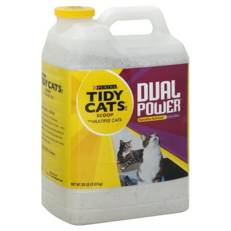 Purina Tidy Cats Clumping Cat Litter Dual Power For Multiple Cats 20 Lb. Jug