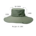 thumbnail image 6 of iHPH7 Mens Wide Brim Sun Hat Mens Sun Hat Waterproof Bucket Hat Camo Boonie Hat Bucket Hats for Men, Army Green One Size, 6 of 6