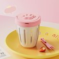 thumbnail image 1 of Fruit Cup Breakfast Salad Cup With Fork Outdoor Picnic Cup, 1 of 6