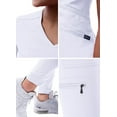thumbnail image 5 of Adar Pro Modern Athletic Scrub Set For Women - Modern V-Neck Scrub Top & Yoga Jogger Scrub Pants, 5 of 7