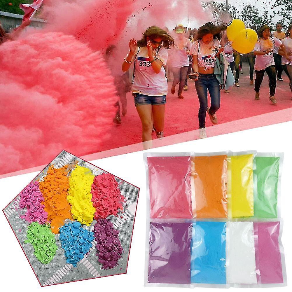 Bolas De Polvo De Color Para Fiestas Holi Y Carreras – Vibrantes, Fáciles De Limpiar Y Seguras Para La Piel