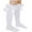 White, variant on fatyb Baby Girls Knee High Socks Infant Uniform Stockings with Bow Toddler School Uniform Dress Socks