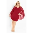 thumbnail image 2 of Avenue Women's Plus Size Nina Cape Dress, 2 of 2