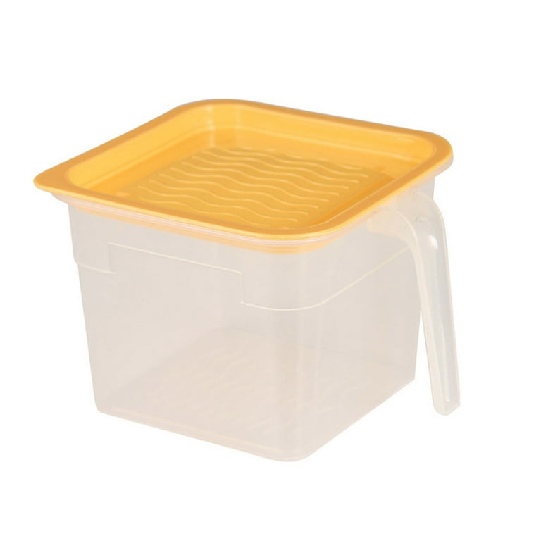 Food Storage box with Lid Handle Snap Tight Food Containers for Food  Storage Management