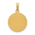 thumbnail image 4 of FB Jewels 14K Yellow Gold Polished and Satin St. Francis Medal Pendant, 4 of 4