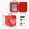 thumbnail image 4 of Coca-Cola World 1971 Series 4L Cooler/Warmer 12V DC 110V AC Mini Fridge, 4 of 10