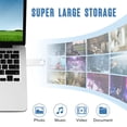 thumbnail image 3 of USB Flash Drive , Flash Stick for PC/Laptop, Oversized Storage USB Drive, Portable Thumb Drive (silver), 3 of 8