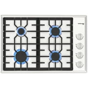 30 in. NG/LPG Convertible Gas Cooktop in Stainless Steel with 4-Burners