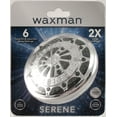 thumbnail image 6 of Waxman Serene 6 Spray Fixed Bathroom Shower Head, Chrome, 6 of 6