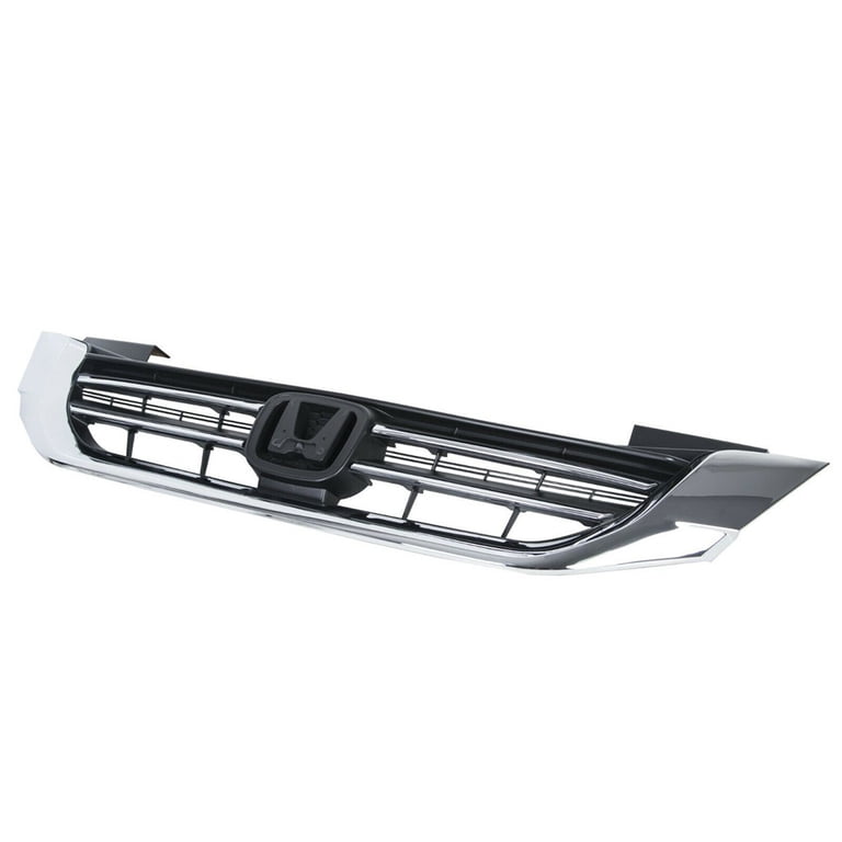 Labwork Black & Chrome Front Bumper Grill 71121T2FA01 HO1200214 Fit For Honda Accord 4 Door 2013 2015