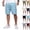 E05 - Sky Blue, variant on Cargo Shorts for Men Relaxed Fit Fishing Chino Shorts with Pockets Knee Length Summer Casual Work Bermudas,Army Green,L