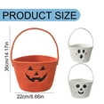 thumbnail image 3 of Handheld Candy Bucket-Halloween Decorations-New Children'S Halloween Storage Basket Portable Candy Cotton Rope Storage Basket Toy Basket, 3 of 9