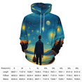 thumbnail image 2 of Man Under Starry Night Sky-1 3d Sweatshirts Hoodie Fashion Casual Personality Men's Women Street Hoodie Pullovers Long Sleeve Comfortable Top, 2 of 6