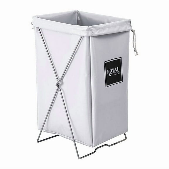 Royal Basket Trucks Steel/Vinyl Hamper Kit White G00-WWX-HBK