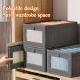 thumbnail image 3 of Weekend Specials,Drawer Organizer, Laundry Compartment, Foldable Support Handle, Washable Fabric Design, For Small Rooms, Multi-Purpose Storage, Compact & Efficient, Space-Saving Solution $BS$3, 3 of 8
