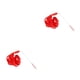 thumbnail image 1 of Sonducket Varitas de cinta de 2 metros, recuerdos de fiesta, suministros portátiles para fiestas, bolsa de regalo, rellenos, serpentinas de Rojo 2piezas, 1 of 6