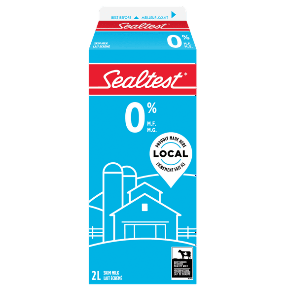 Lait écrémé 0 % Sealtest 2L