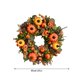 thumbnail image 1 of Corona decorativa de otoño de estilo rústico de 18 pulgadas de diámetro, corona artificial con adorno de calabaza y bayas para la puerta de entrada o la decoración de la pared en Acción de G, 1 of 5