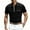 Black, variant on Xunlbb Men's Shirts Men'S Clothing Under $10 Man Streak Lapel Short Sleeve Pol Shirt Fallow Color Contrast Pol Shirt, S-3XL